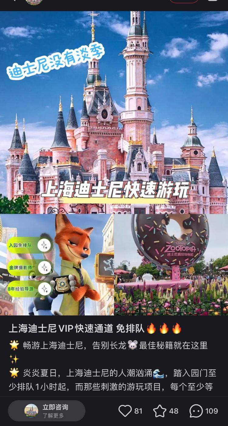 假“迪士尼VIP套餐”坑骗外地游客现象 为何“管不了”