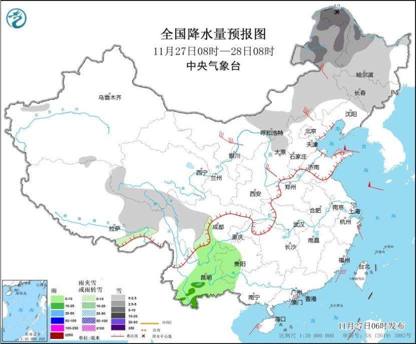 本轮寒潮影响趋于结束 东北部分地区仍有降温降雪