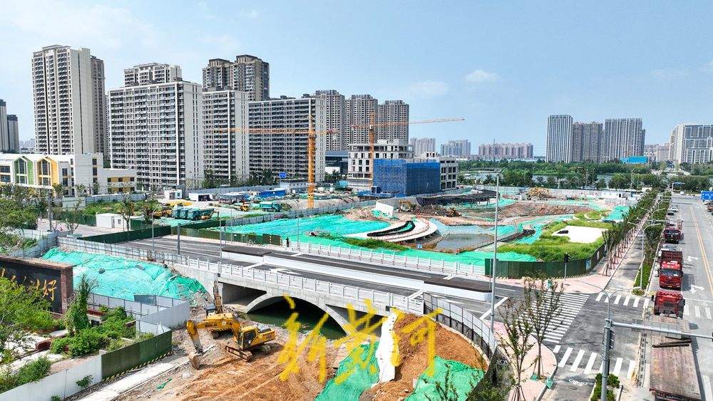 项目强省会｜跨越“中泺河”三座桥梁建成！连通北湖片区多条道路