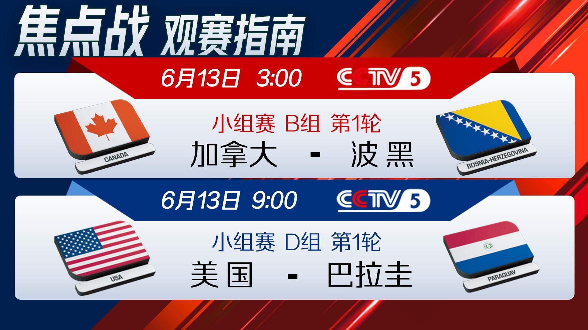 世界杯6月13日焦点战观赛指南——东道主之日