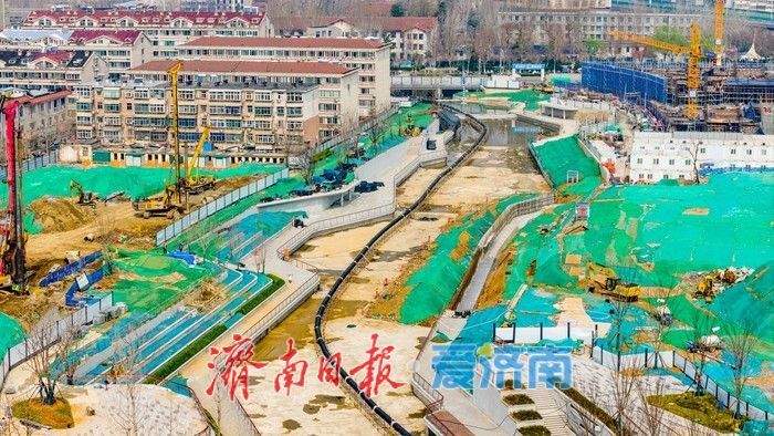 全福河景观提升初见成效 昔日泄洪河道将变身滨水公园