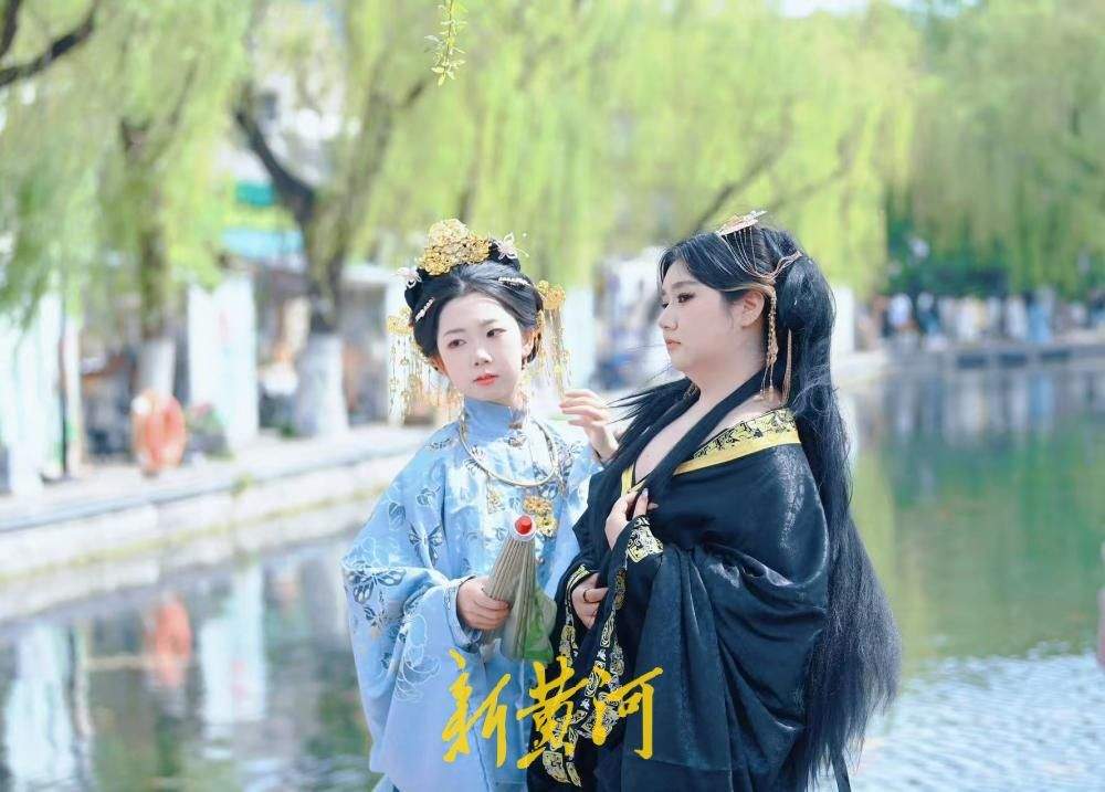 一年四季 泉在济南丨春日泉城 汉服飘飘成亮丽风景