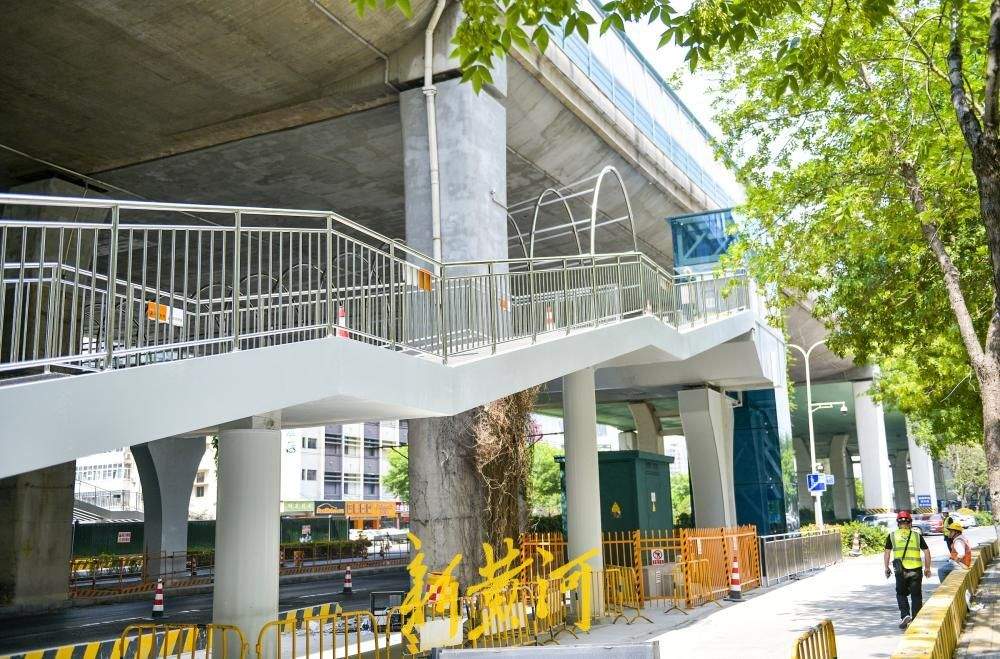 项目强省会｜济南全福立交桥西侧人行天桥今晚启用