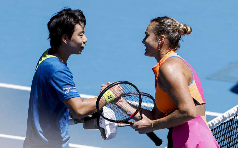 澳网｜白卓璇：和萨巴伦卡交手很爽