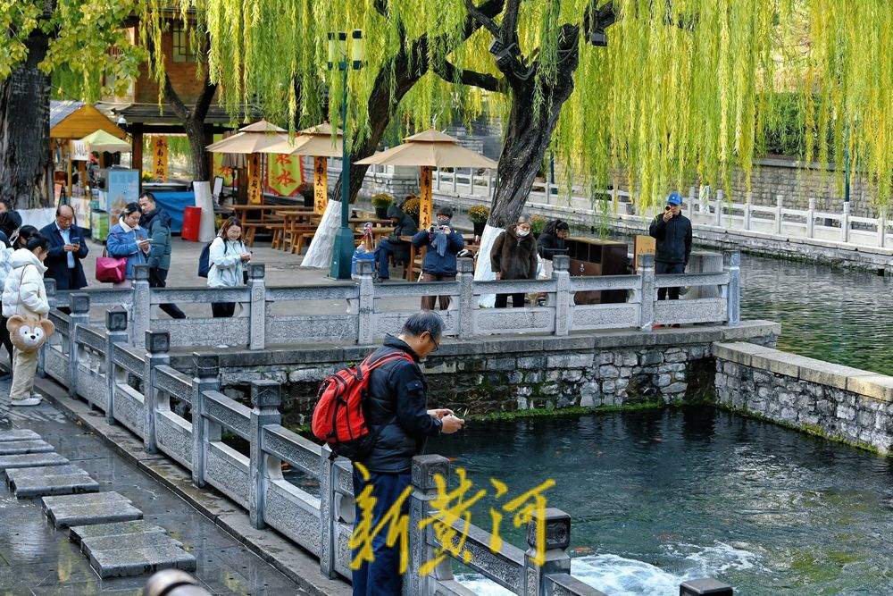 济南黑虎泉初冬“撒欢儿” 水位比去年同期高1.62米