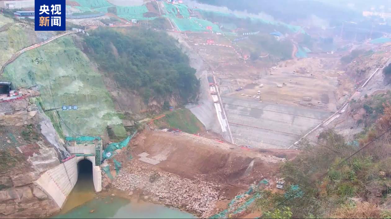 340.8米!重庆市藻渡水库工程完成大坝一期填筑任务