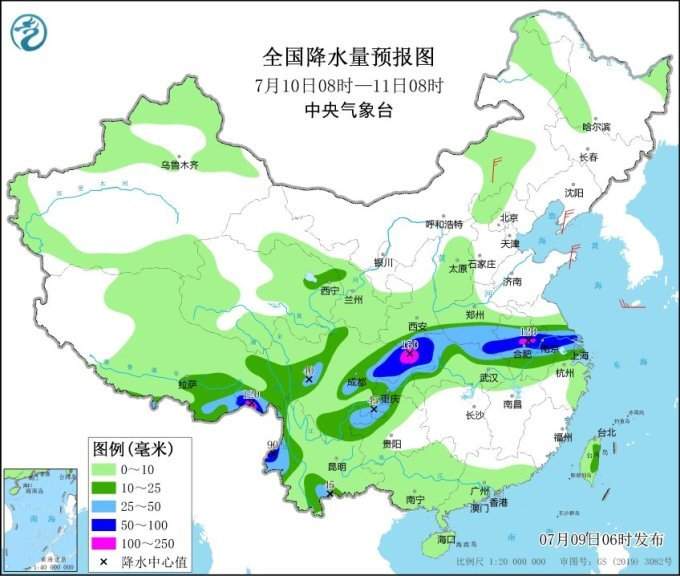 中央气象台：强降雨高温持续发力 四川盆地至淮河流域警惕暴雨次生灾害