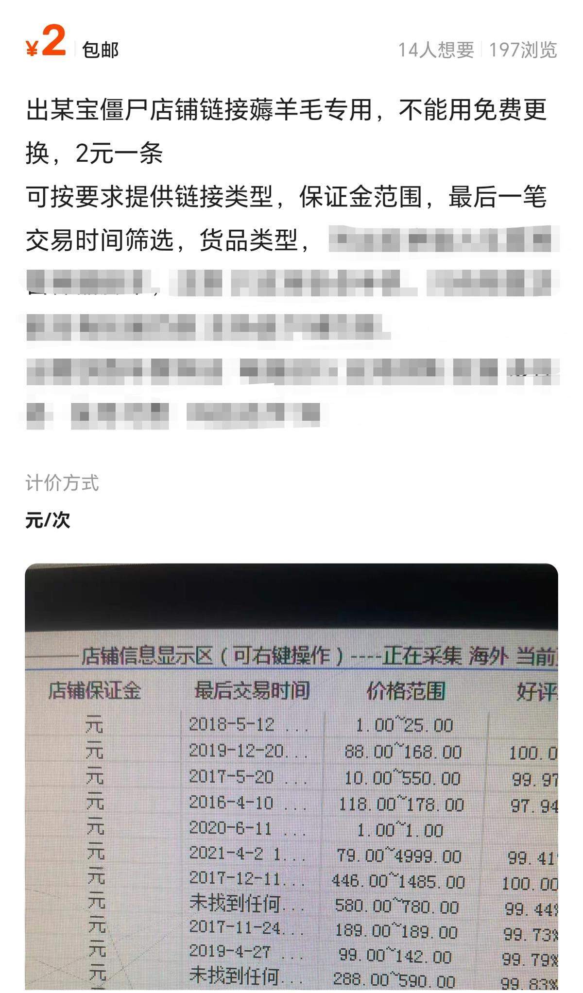 “羊毛党”盯上网店保证金：有人公开售卖“死店”链接和赔付教程