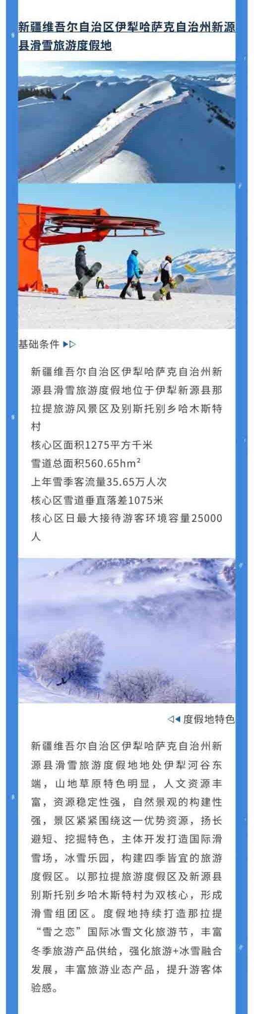 国家级滑雪旅游度假地再添7个新成员 详情来了→