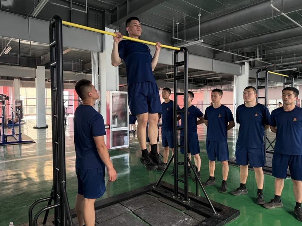 热潮涌，练兵忙，济南消防救援机动支队济南大队开展体能强化训练