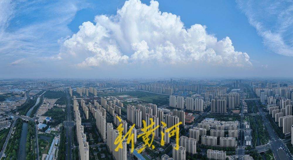 泉城上空飘来“棉花糖”，大朵积云成风景