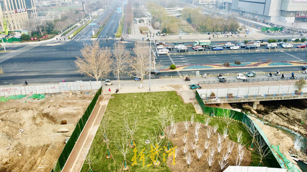 “公园里的地铁站”亮相济南 腊山河公园站揭面纱