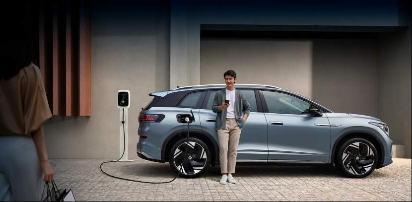 上汽大众纯电动汽车ID.6X，产品力出众成中大型纯电SUV标杆之作