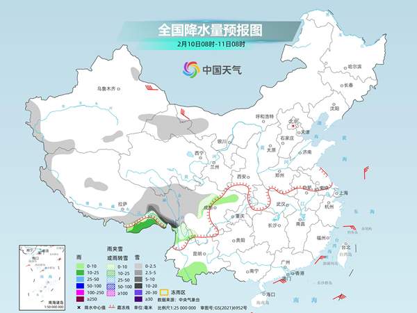 我国大部气温回升 后天中东部地区降水发展增多