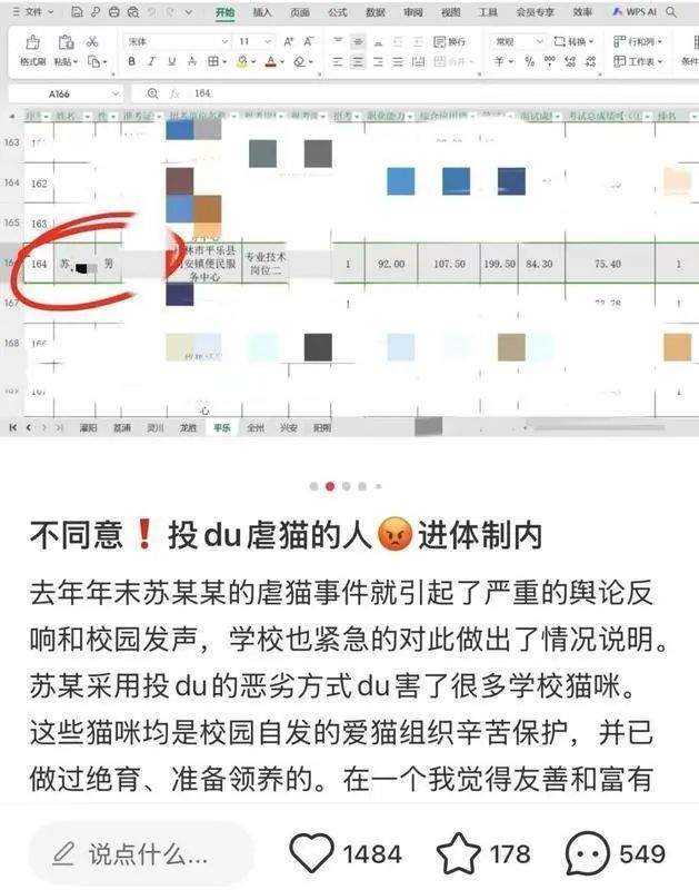 桂林一事业单位招录考察人选被指曾虐猫，当地人社局回应