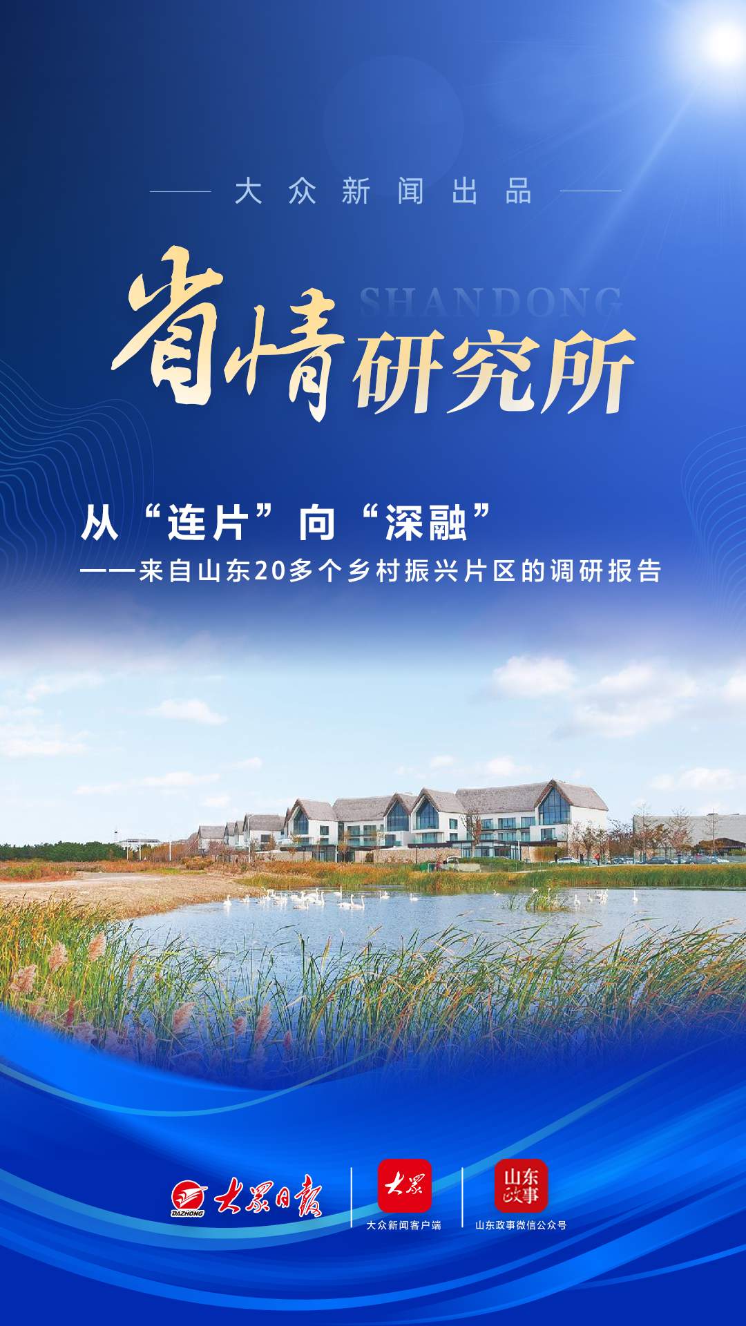 省情研究所|片区化推进乡村振兴的山东实践:从“连片”向“深融”