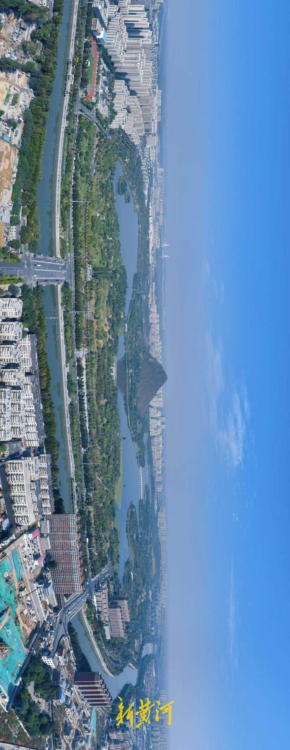 秋染华山湖，天高云淡邂逅济南湖山胜景