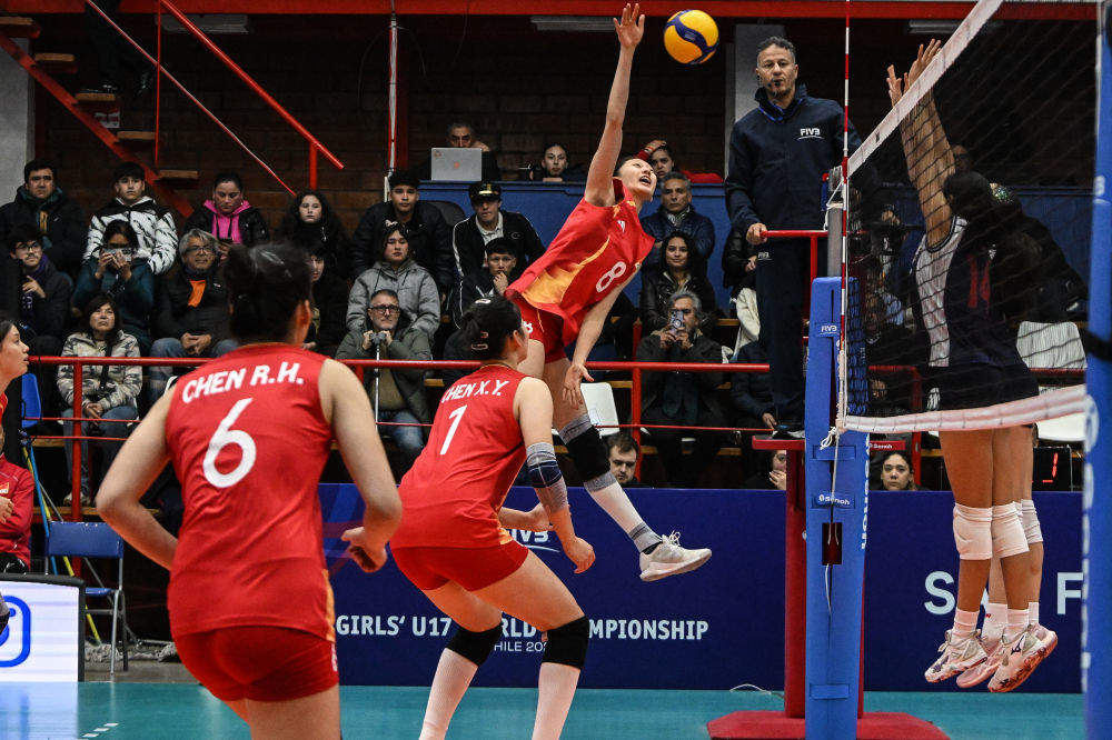 U17女排世锦赛：中国队五连胜晋级16强