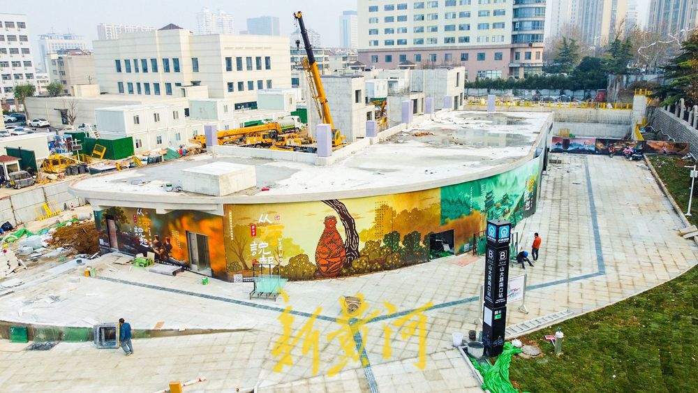 济南地铁4号线“收官站点”亮相，命名为山大路南口站