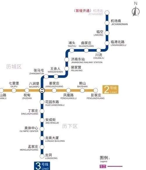 济南最新地铁线路图，9条全部整理齐了！