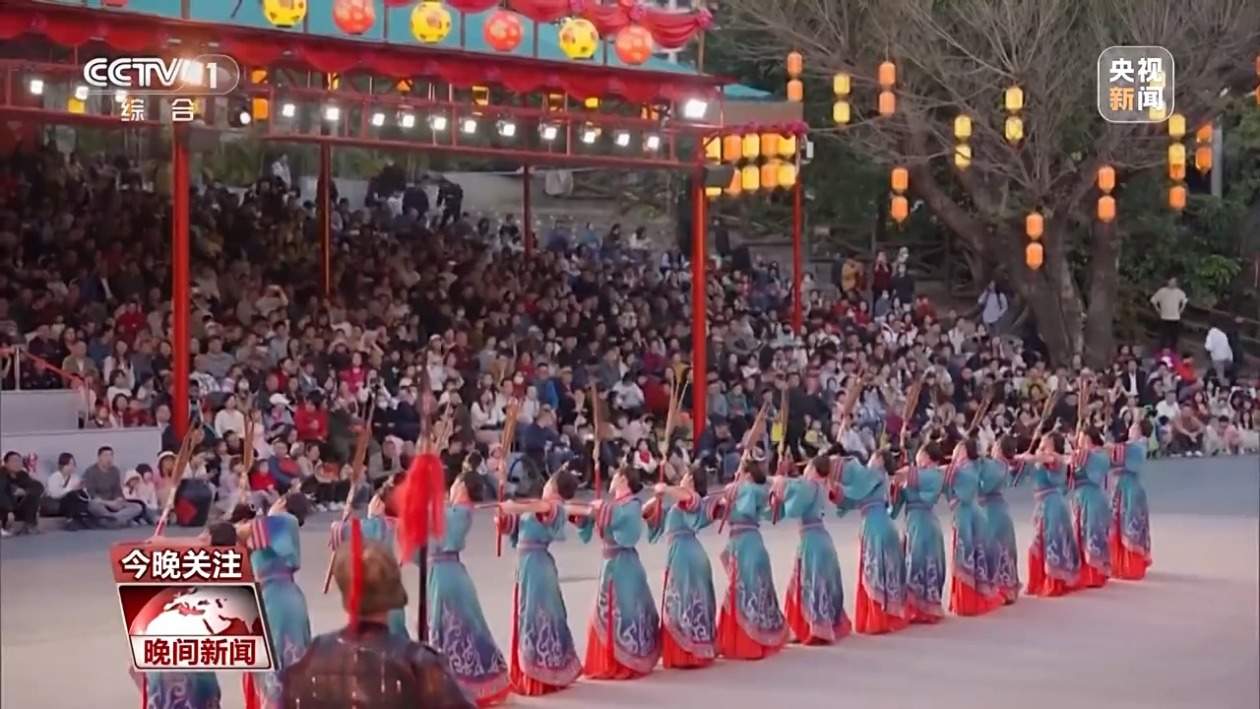 首个“非遗版”春节大赏：从舞龙舞狮到“九狮飞天”