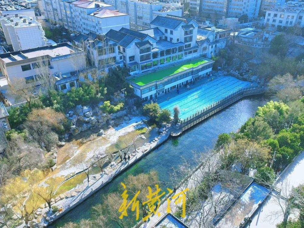一年四季 泉在济南｜寒潮挡不住热爱，济南护城河畔冬泳爱好者热情不减