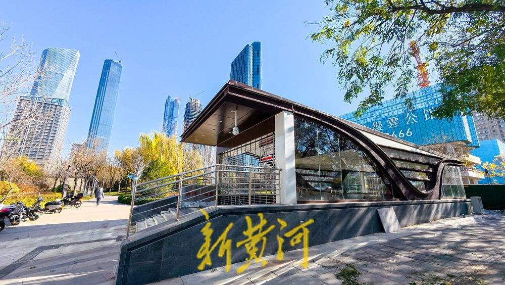济南地铁6号线华阳路站出入口亮相 紧邻CBD和茂岭山