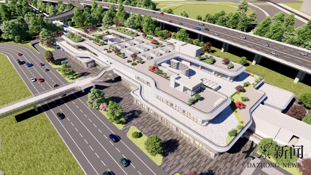 首座门户车站来了！济南轨道交通7号线都市阳台站主体封顶
