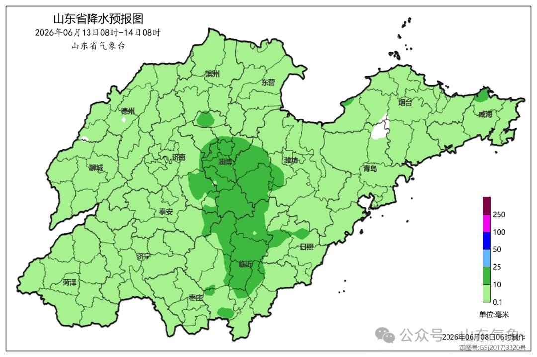 山东本周多雷阵雨天气,中后期气温逐步回升