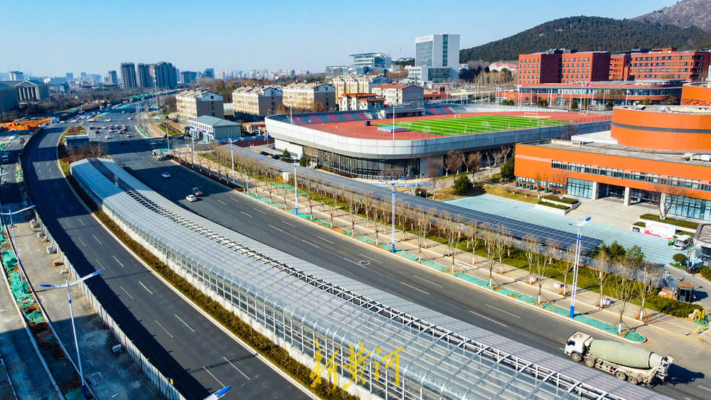 济南地铁8号线地下地上段完成衔接 经十东路将恢复双向12车道通行