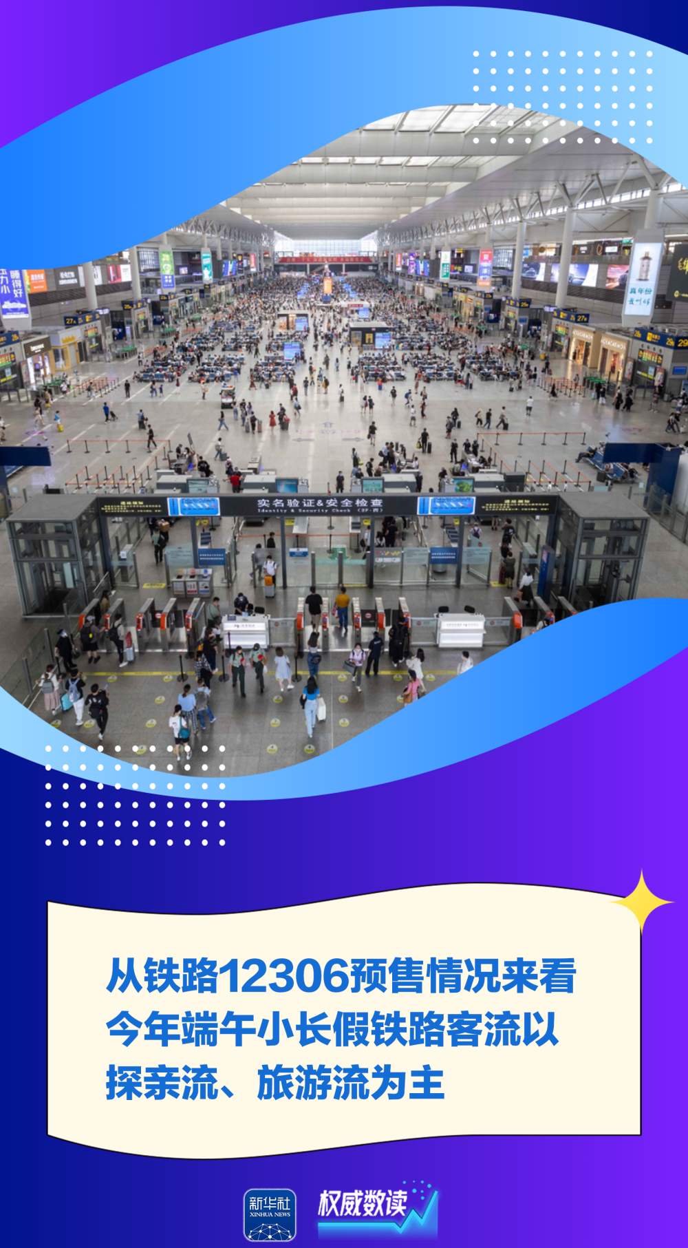 端午小长假，全国铁路预计发送旅客7400万人次