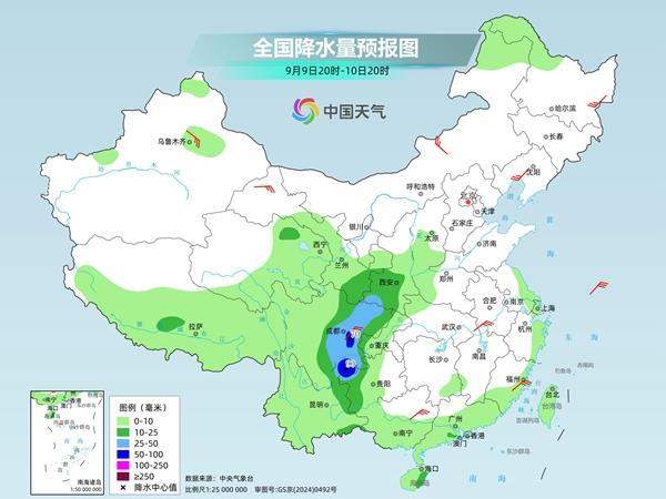 立秋后首场大范围降温正在进行,山东西部降温幅度已超10℃