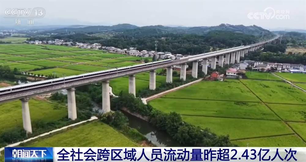 假期首日全社会跨区域人员流动量超2.43亿人次 交通部门“多点发力”保障出行