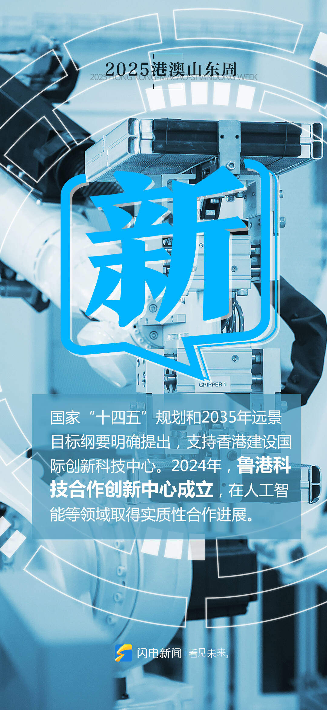 闪电海报｜共赴“香江之约”，五个关键字读懂鲁港澳