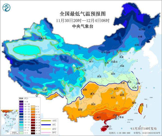 寒潮蓝色预警!华北东北等地局地降温将达16℃左右