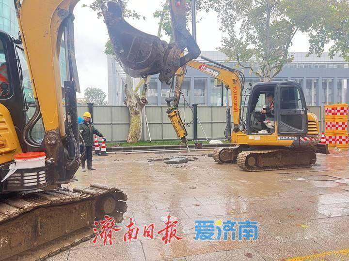 济南泉城路品质提升工程全面启动