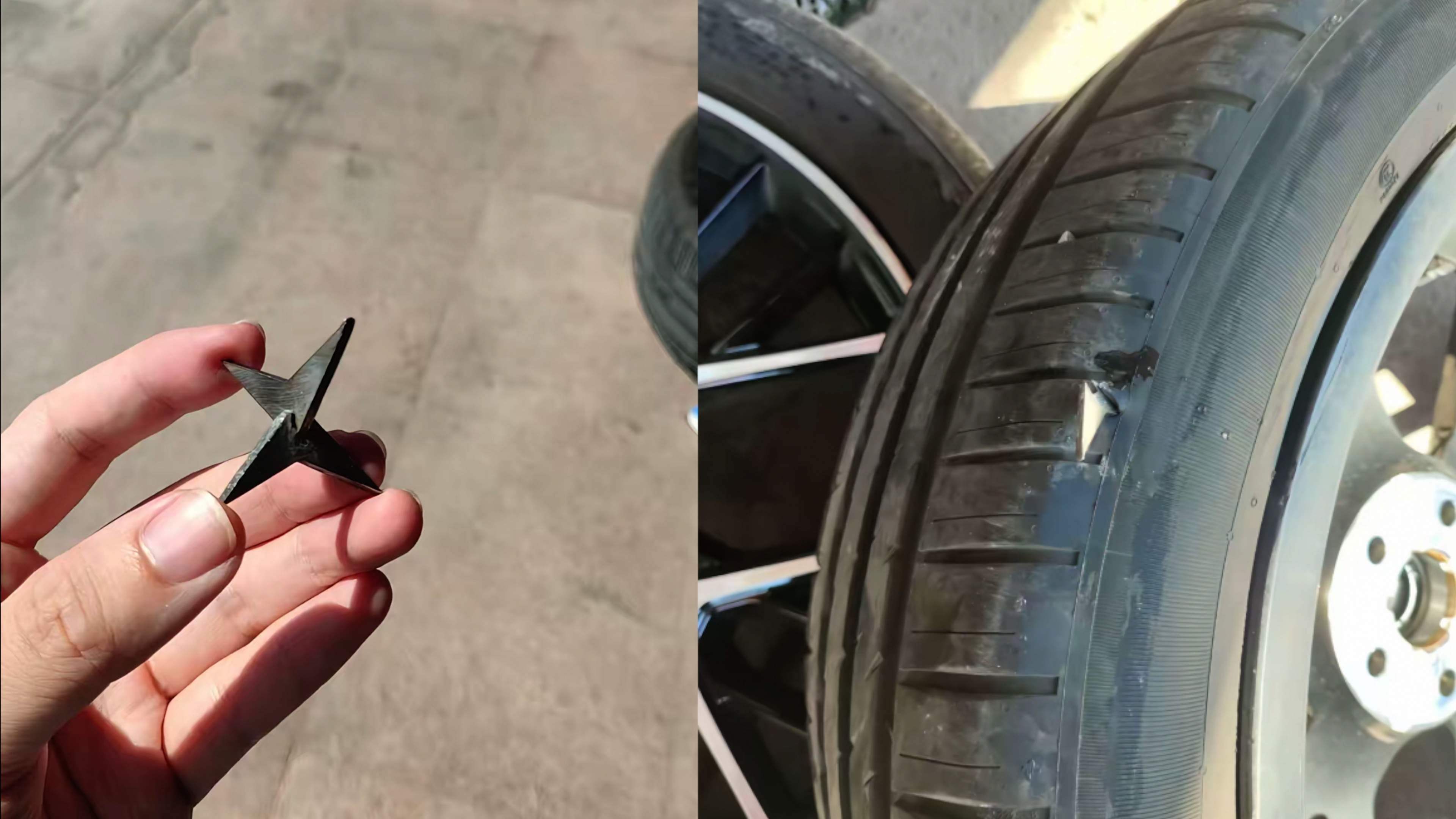 武汉一景区停车场外有人撒地刺钉扎坏多辆汽车，警方已抓获嫌疑人，景区：正在搜集证据