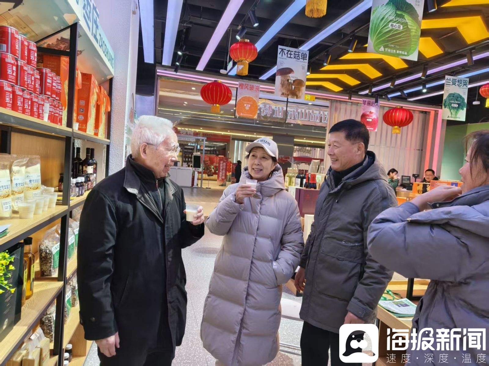 山东年货节上，来自盐碱地的“航天大豆”出圈了