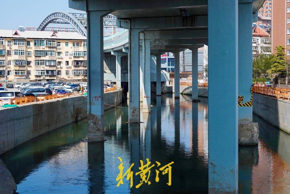 济南顺河高架下西泺河改造 河道拓宽挡墙加固