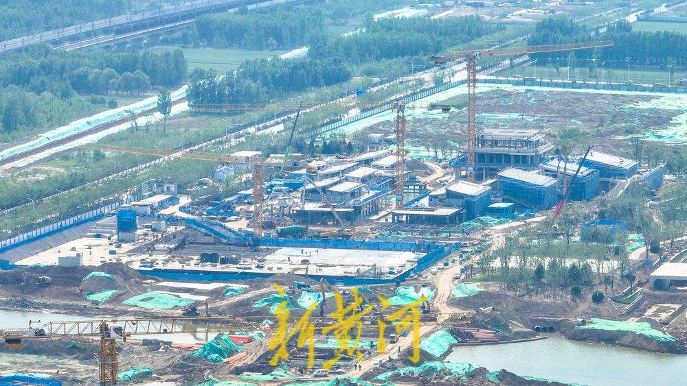 城市公园落户黄河北 鹊华新景初揭面纱