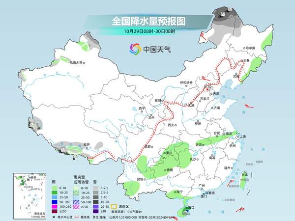 西藏南部等地有强雨雪 明起东西两路冷空气将南下