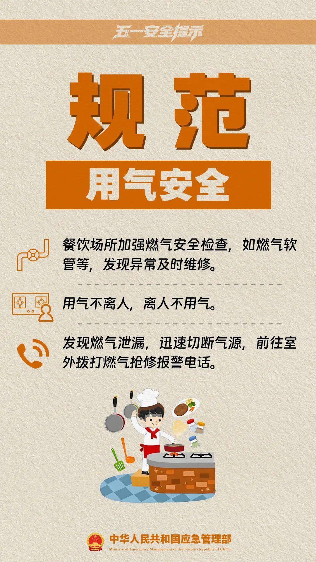 @准备出游的你，应急管理部发布五一假期10项安全提示