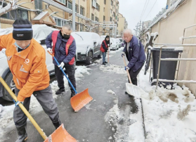 寒潮降雪下的那股热乎劲儿