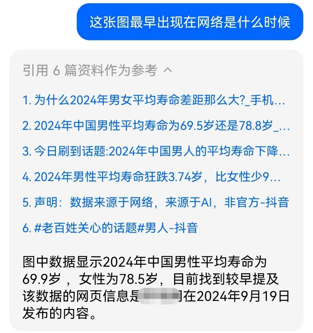 中国男性平均寿命仅69.9岁？这么离谱的谣言咋来的