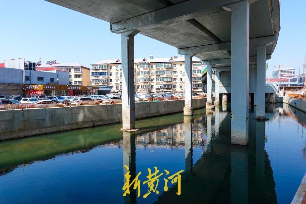 济南顺河高架下西泺河改造 河道拓宽挡墙加固