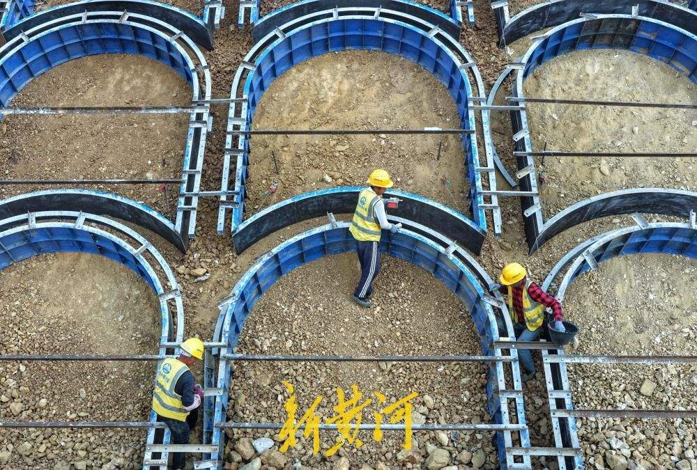 烟台南站站房建设冲出正负零