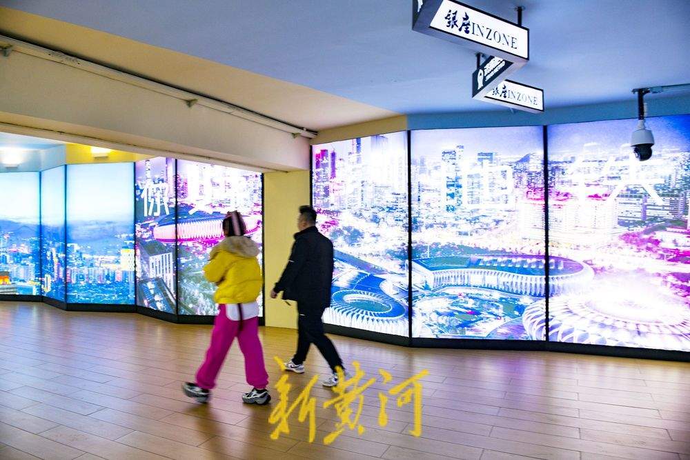 地下通道横穿济南玉函路和顺河高架 实现“地铁+商业”无缝连接