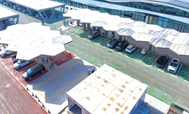 全绿电 零碳排！起步区充换电示范站受热捧