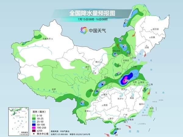 四川盆地至黄淮暴雨如注 南方多地将维持高温闷热模式