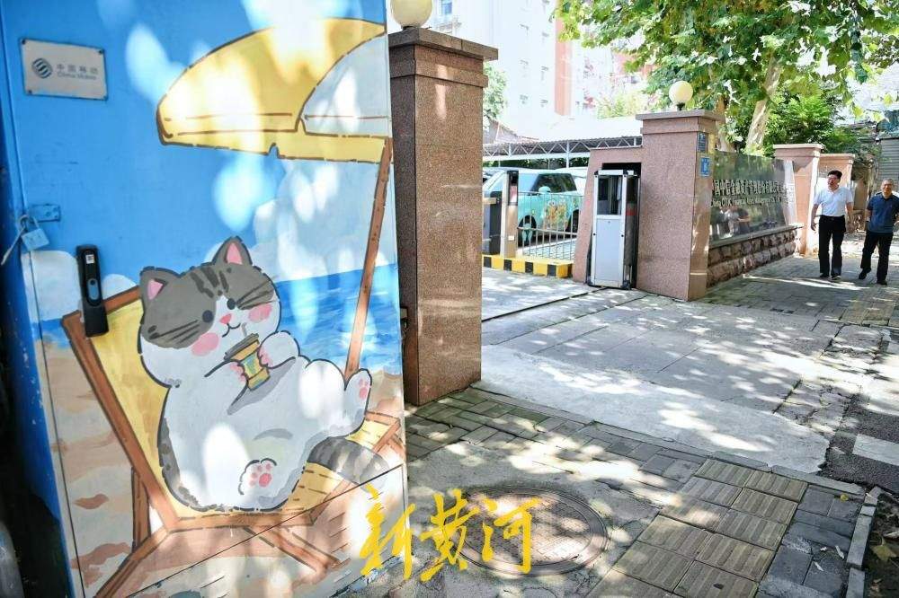 壁画猫咪上墙，点亮济南百年商埠街巷